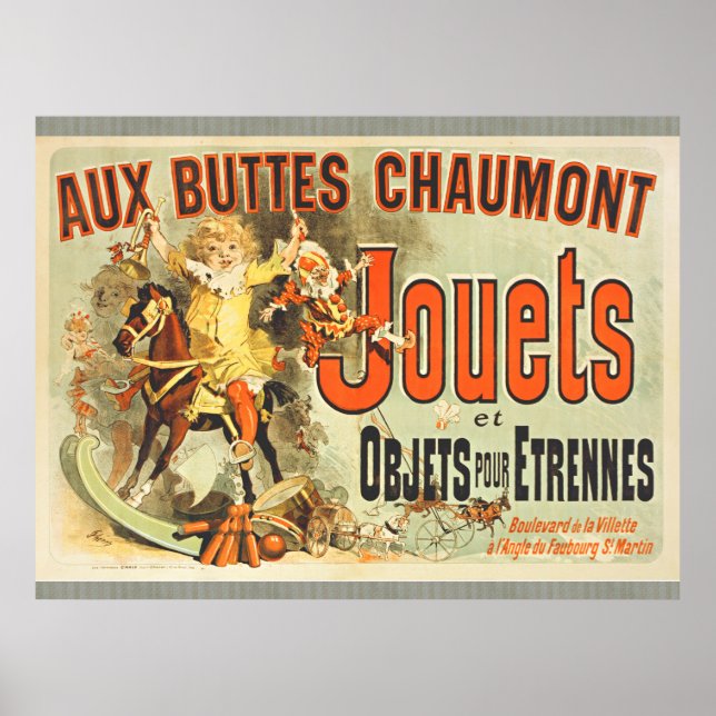 Fransk Leksak Joets Friends Poster (Framsidan)