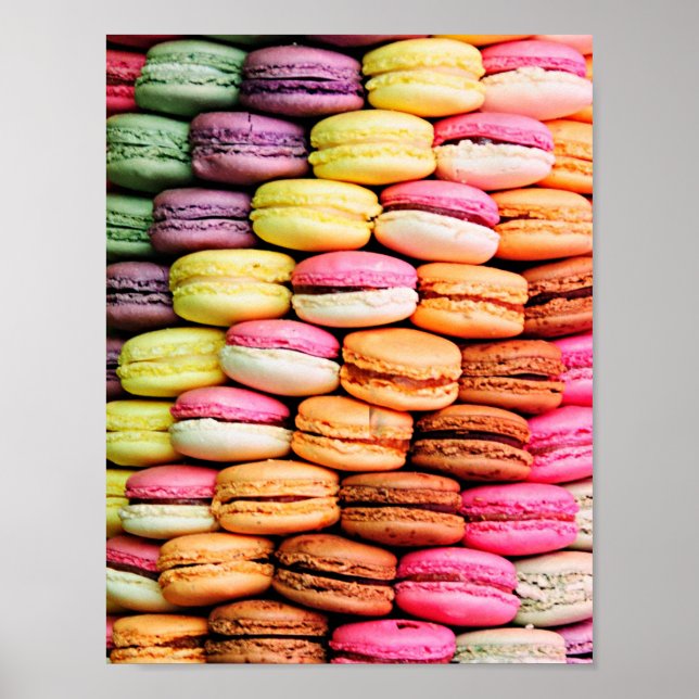 Fransk macaron poster (Framsidan)