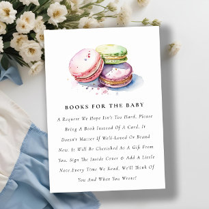 Fransk Macarons bakery Bokar for Baby Shower Tilläggskort