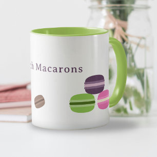 Fransk Macarons Mugg