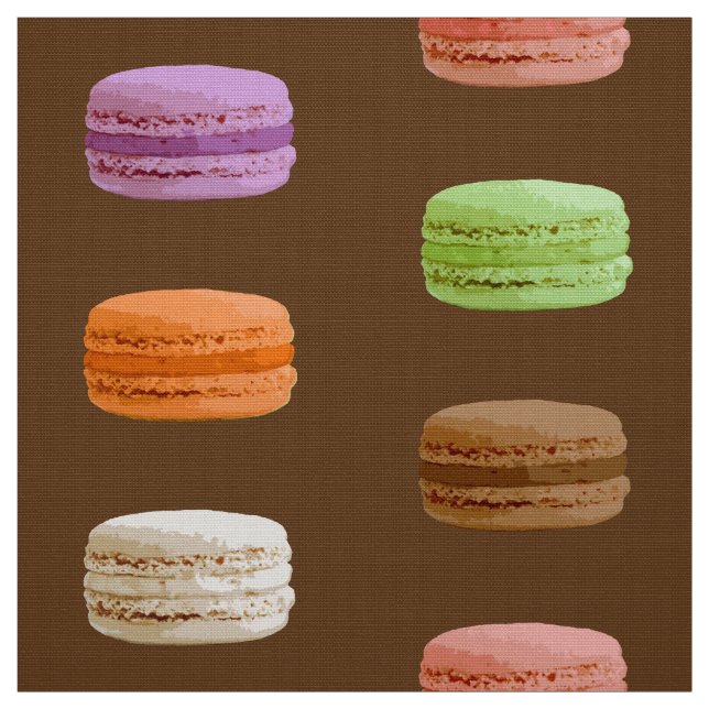 Fransk Macarons - muti-färgade pastell Tyg (Provkarta)