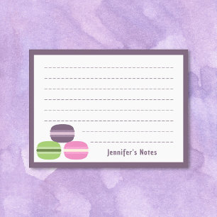 Fransk Macarons Post-it Block