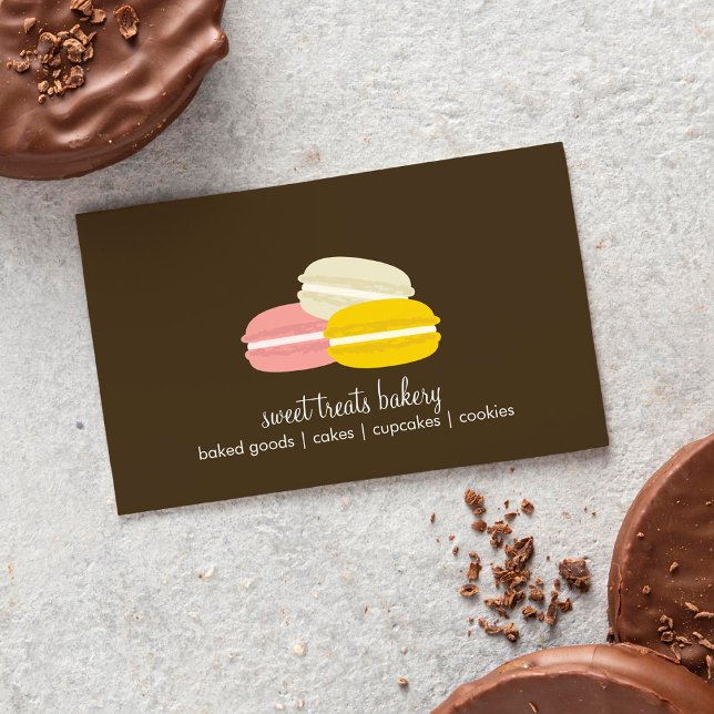 Fransk Macarons Visitkort (Skapare uppladdad)