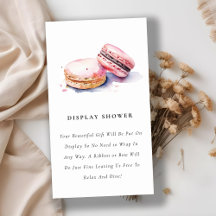 Fransk Macarons Visning Bakery Shower Baby Shower