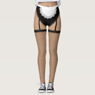 Fransk Maiddamunderkläder Leggings