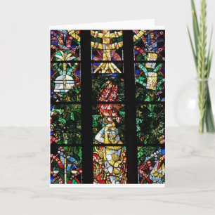 FRANSK MÅLAT GLASSDESIGN FÖR KLASSIKER HELGKORT