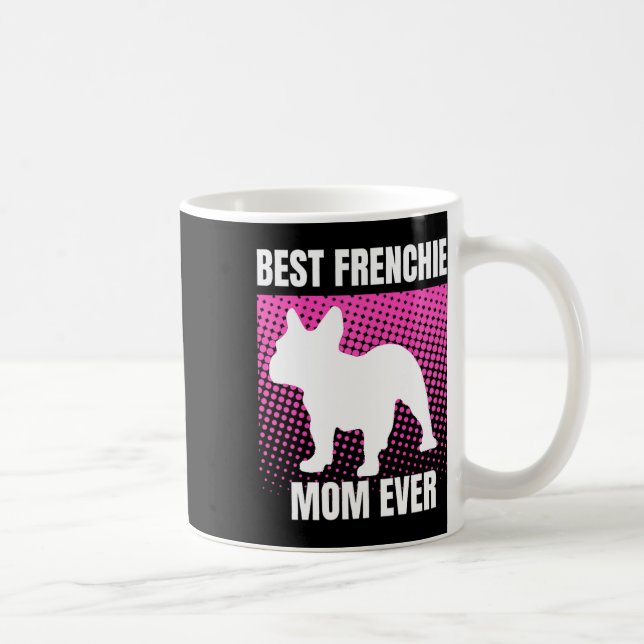 Fransk Mamma All Fransk Bulldog Fransk Mamma Mor Kaffemugg (Höger)