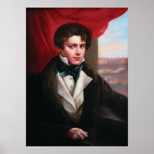 Fransk Man XIX-århundradet Poster (Framsidan)