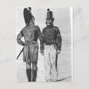Fransk Marines kostnader 1804-1814 Vykort