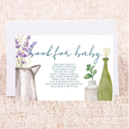 Fransk Market - Flowers - Bok For Baby Insert Placeringskort