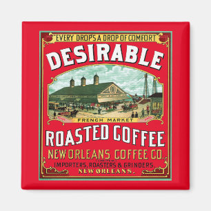 Fransk Market Rosted Coffee Magnet
