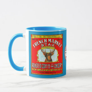 Fransk Marknadsregistrering Rostad kaffe och cikor Mugg
