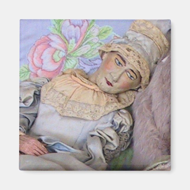 Fransk Marrionette Magnet (Framsidan)