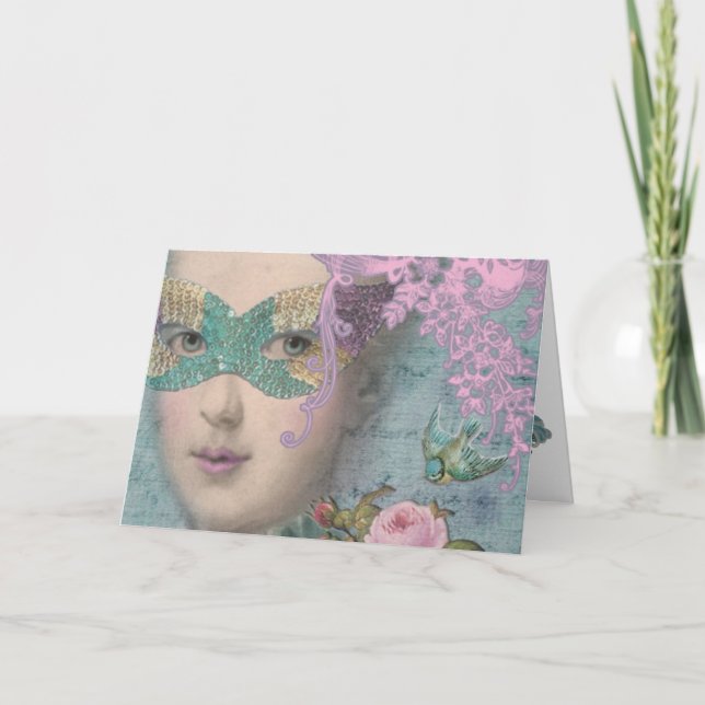 Fransk Masquerad Kort (Framsida)