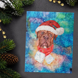 Fransk Mastiff Breed Hund jul Pussel