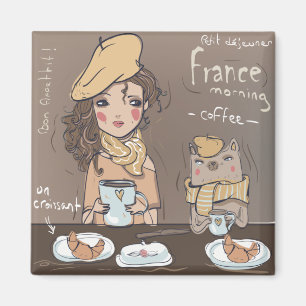 Fransk Meal Magnet