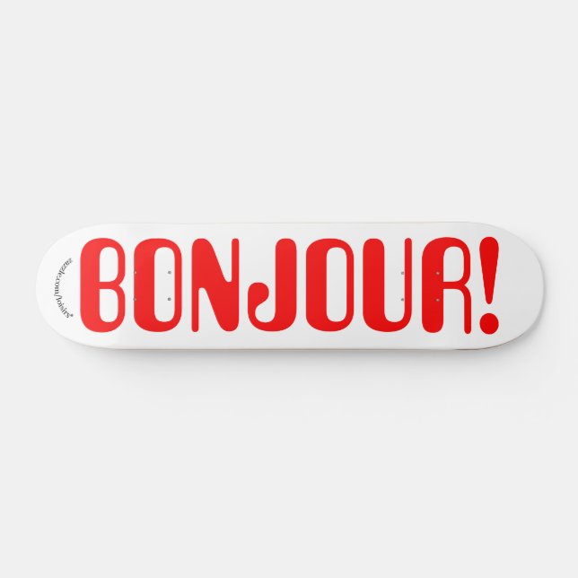 Fransk Mini Skateboard Bräda 18,5 Cm (Horz)