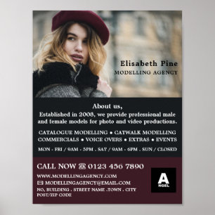 Fransk Model, Modelling Agency, Model Agent Poster