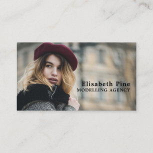 Fransk Model, Modelling Agency, Model Agent Visitkort