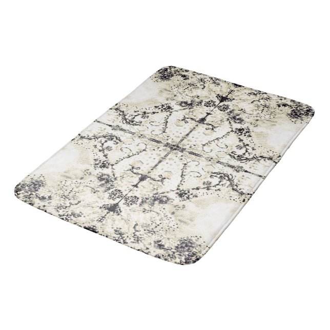 Fransk mosaik för landvintagechampagne vid Deprise Badrumsmatta (Vinklad)