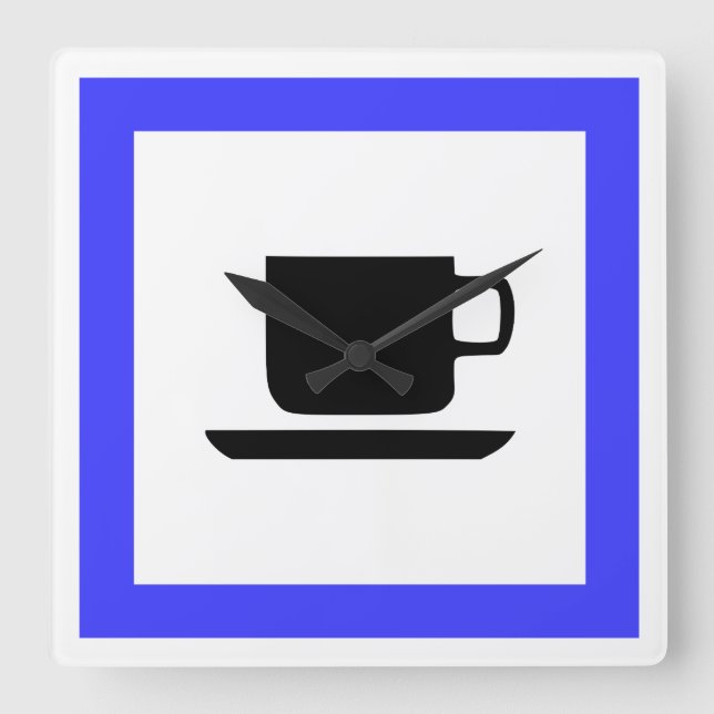 Fransk motorvägs signal fyrkantig klocka (Framsida)