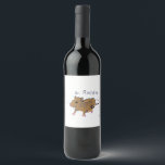 Fransk Mouse Vin-etikett Vinflaska Etikett<br><div class="desc">Fransk Mouse Vin-etikett</div>