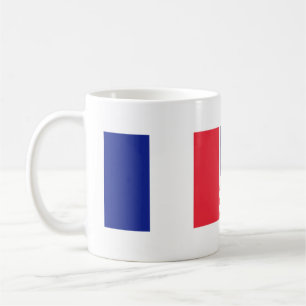 Fransk mugg för amerikanska flagganvänskapkaffe