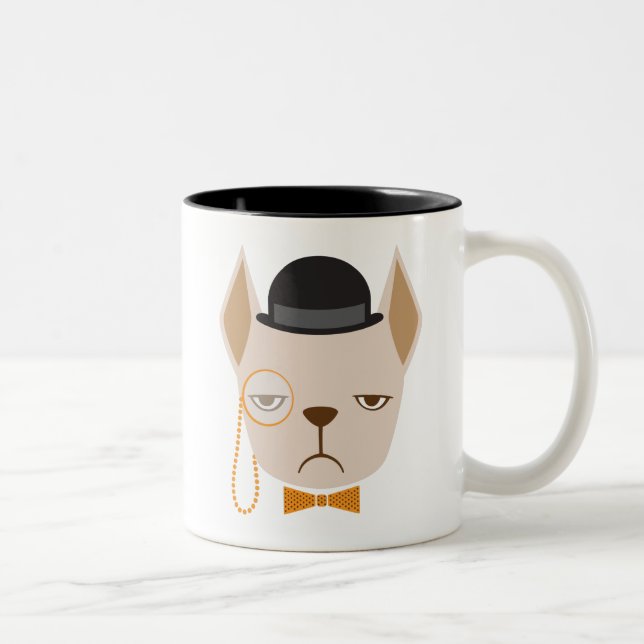 Fransk mugg för bulldoggelakmugg (Höger)