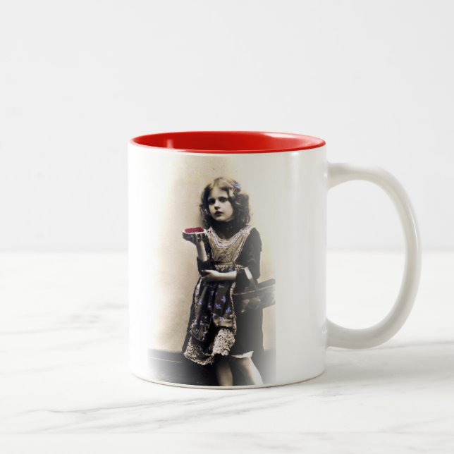 Fransk mugg för rostat brödDivakaffe (Höger)