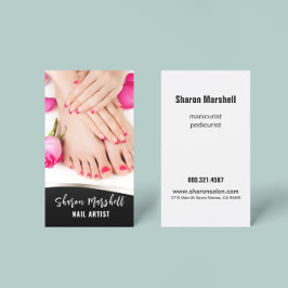 Fransk Nagel & Ro ManiURE Pedicure Salon Visitkort