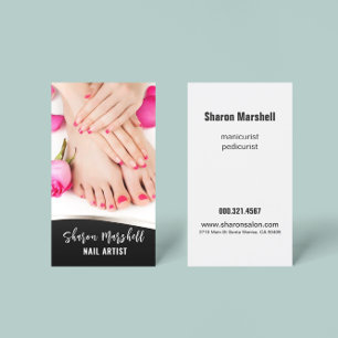 Fransk Nagel & Ro ManiURE Pedicure Salon Visitkort
