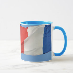 Fransk National Flagga of Frankrike Patriotic Mugg