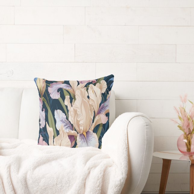 Fransk National Iris & Lilly Kudde (Soffa)