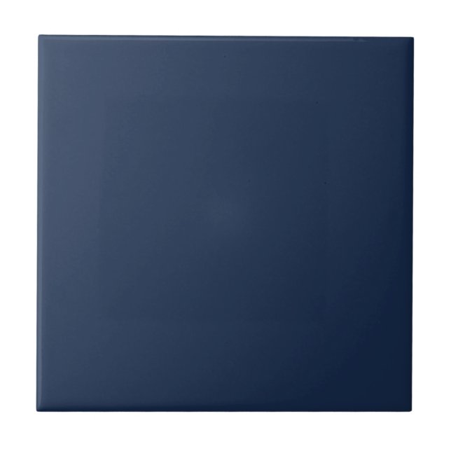 Fransk Navy Blue Solid Färg Kakelplatta (Framsidan)