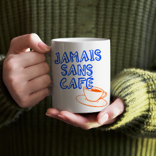 Fransk offert för Trendig Retro för kaffe Älskare Kaffemugg