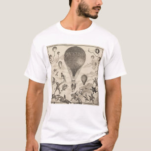 Fransk om reklam för ballongtillverkare t shirt