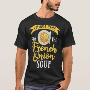 Fransk Onion Soppa Recipe Mix Bowl Japansk ost T Shirt