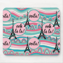 Fransk Ooh la la! Voila! Chic Eiffeltornet