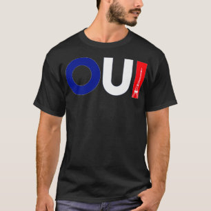 Fransk Ord Oui: Ja Fransk Lärare G T Shirt