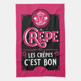 Fransk Pancakes Kökshandduk