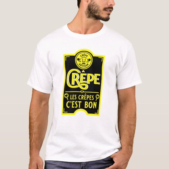 Fransk Pancakes T Shirt (Framsida)