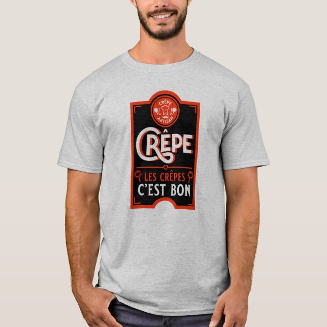 Fransk Pancakes T Shirt (Framsida)