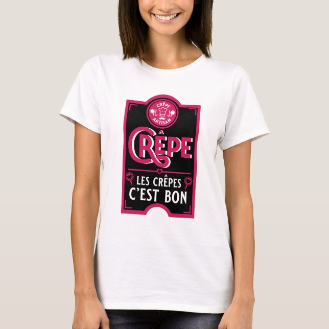 Fransk Pancakes T Shirt (Framsida)