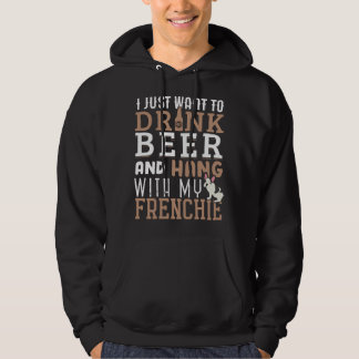 Fransk Pappa T Rolig Fransk Bulldog Hund Älskare Ö Hoodie