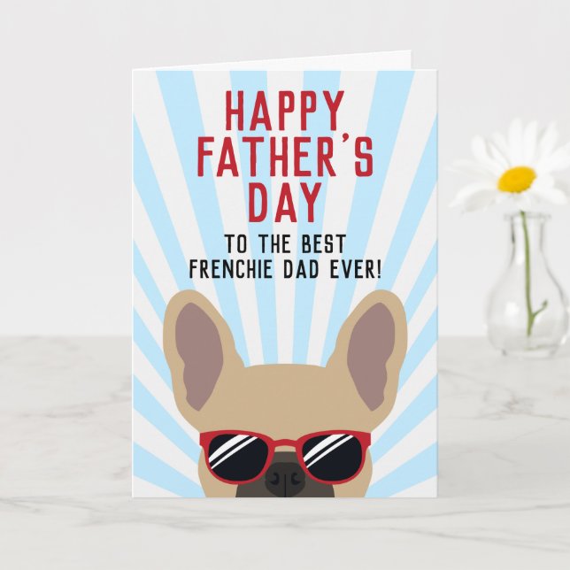 Fransk Pappas Dag Ljus Fawn Fransk Bulldog Kort (Liten växt)