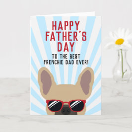 Fransk Pappas Dag Ljus Fawn Fransk Bulldog Kort