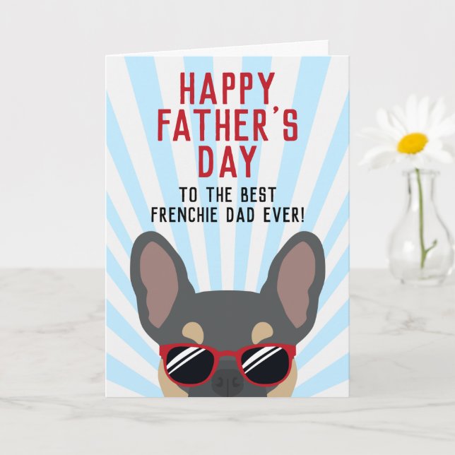 Fransk Pappas Dags Blå och Tan Fransk Bulldog Kort (Liten växt)