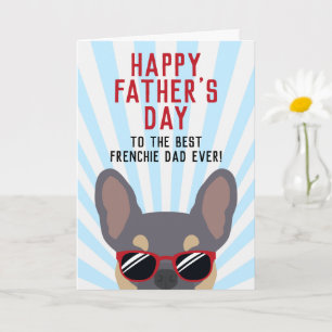 Fransk Pappas-dags lila och tan fransk bulldogg Kort