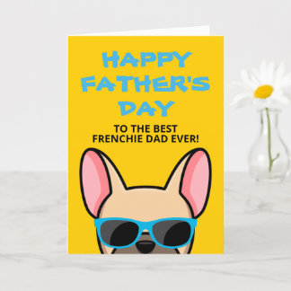Fransk Pappdagspäls Fransk Bulldog Kort