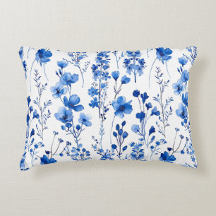 Fransk pappers vilda blommor mönster design-98186 prydnadskudde